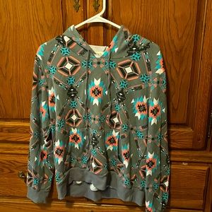 Western hoodie, size kids large